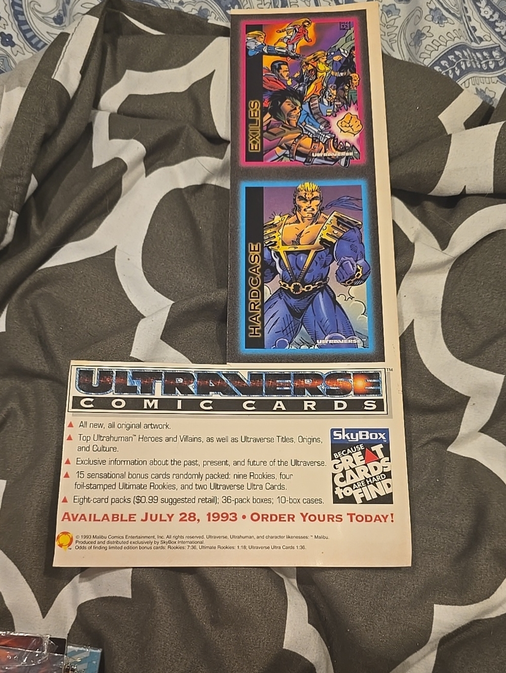 Malibu Comics Skybox ULTRAVERSE COMIC CARDS PROMO CARD (1993)